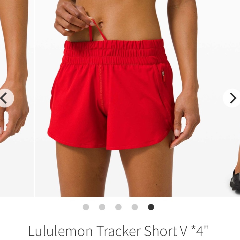 Lululemon NWT Shorts Tracker Low Rise Short 4 inch length